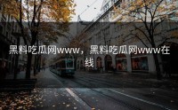 黑料吃瓜网www，黑料吃瓜网www在线
